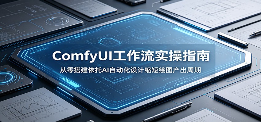 ComfyUI 工作流实操指南：从零搭建依托AI自动化设计缩短绘图产出周期-蜗牛学社