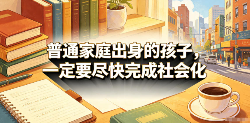 付费文章：普通家庭出身的孩子，一定要尽快完成社会化-蜗牛学社