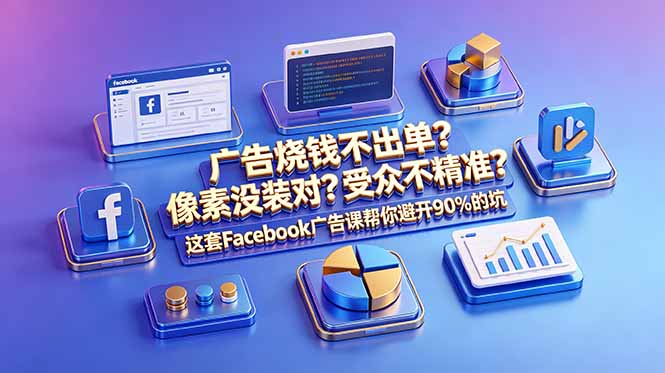 广告烧钱不出单？像素没装对？受众不精准？这套Facebook广告课帮你避开90%的坑-原创双语字幕-蜗牛学社