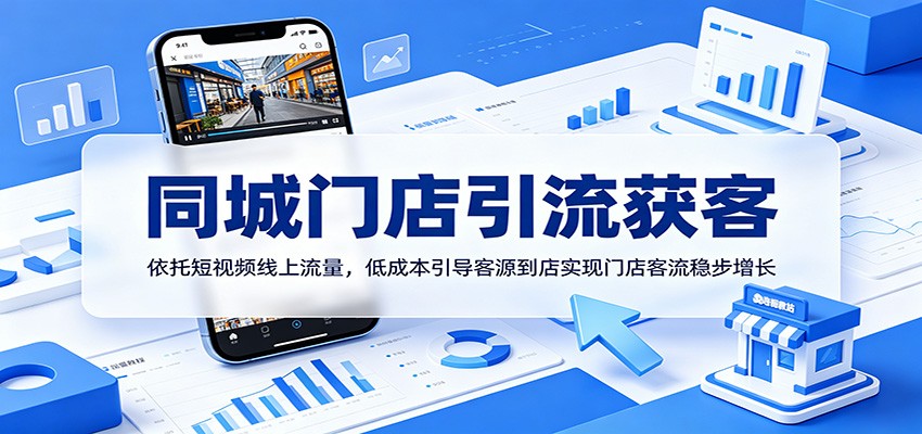 同城门店引流获客:依托短视频线上流量,低成本引导客源到店实现门店客流稳步增长-蜗牛学社