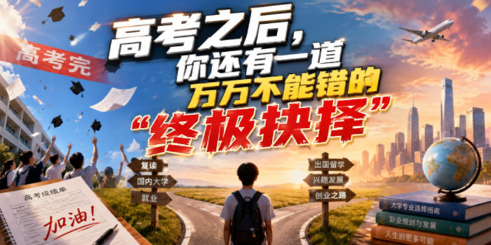 付费文章:高考之后,你还有一道万万不能错的“终极抉择”-蜗牛学社