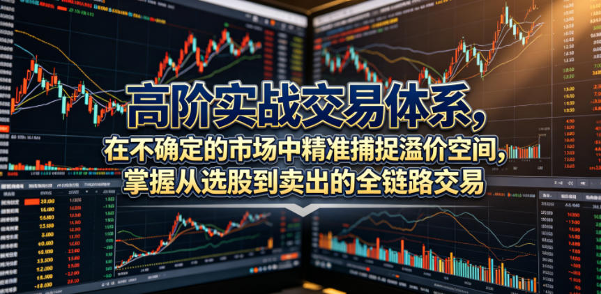 高阶实战交易体系,在不确定的市场中精准捕捉溢价空间,掌握从选股到卖出的全链路交易心法(更新6月)-蜗牛学社