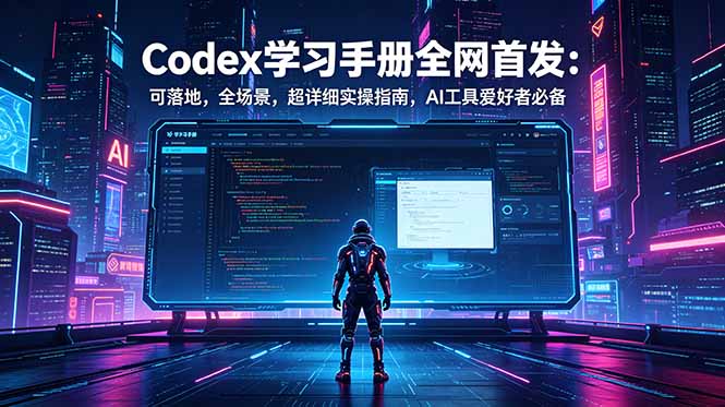 Codex学习手册全网首发:可落地,全场景,超详细实操指南,AI工具爱好者必备-蜗牛学社