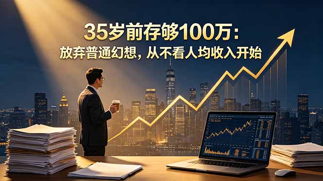 35岁前存够100万:放弃普通幻想,从不看人均收入开始-蜗牛学社