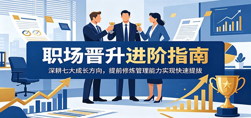 职场晋升进阶指南:深耕七大成长方向,提前修炼管理能力实现快速提拔-蜗牛学社