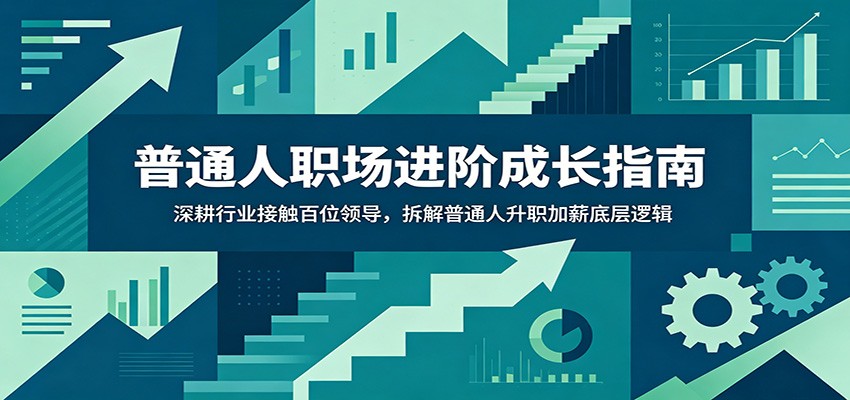 普通人职场进阶成长指南：深耕行业接触百位领导，拆解普通人升职加薪底层逻辑-蜗牛学社