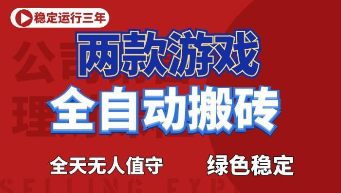 海外游戏全自动搬砖，日入1k+，全天无人值守，绿色稳定！【揭秘】-蜗牛学社