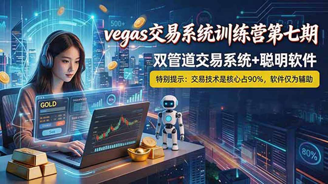 【海外美金AI搬砖】Vegas交易技术+聪明软件， 黄金期货日赚50-1000U， 长期稳定，小白轻松上手-蜗牛学社