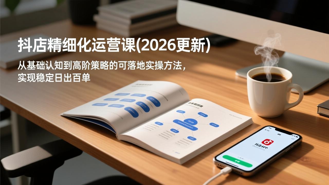 抖店精细化运营课(更新6月-蜗牛学社