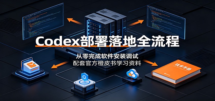 Codex部署落地全流程:从零完成软件安装调试,配套官方橙皮书学习资料-冒泡网
